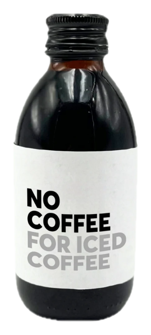 Flasche No Coffee for Iced Coffee, entkoffeiniertes Kaffeekonzentrat